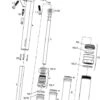 ROCKSHOX Ersatzteile Reverb Sattelstütze (A2 / 2013-2016)
