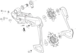 SRAM Ersatzteile XX1 / X01 Eagle 1x12 Schaltwerk