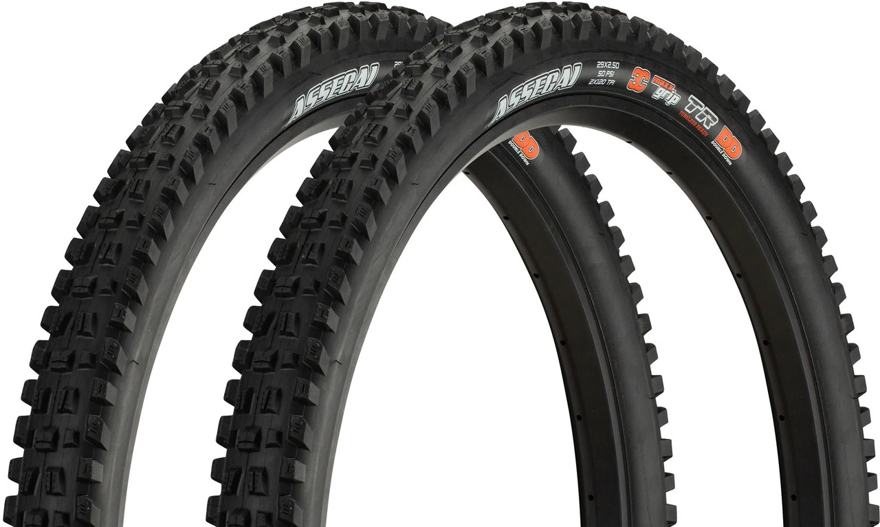 MAXXIS Assegai 3C MaxxGrip DD WT TR 29" Faltreifen 2er Set 1 MAXXIS Assegai 3C MaxxGrip DD WT TR 29" Faltreifen 2er Set