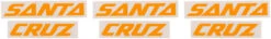 Santa Cruz Aufkleber Unterrohr