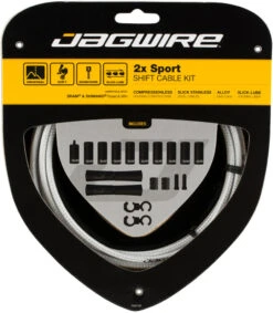 JAGWIRE 2X Sport Schaltzugset -Fahrradzubehör 319253