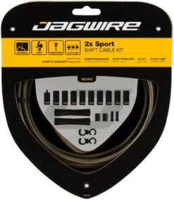 JAGWIRE 2X Sport Schaltzugset -Fahrradzubehör 319255