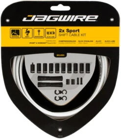 JAGWIRE 2X Sport Schaltzugset -Fahrradzubehör 319257