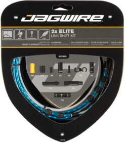 JAGWIRE 2X Elite Link Schaltzugset -Fahrradzubehör 322382