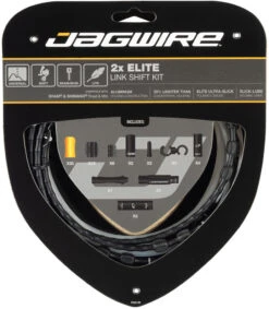 JAGWIRE 2X Elite Link Schaltzugset -Fahrradzubehör 322384